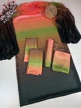 Premium Tie & Dye Digital Printed Silk ( D-8 )